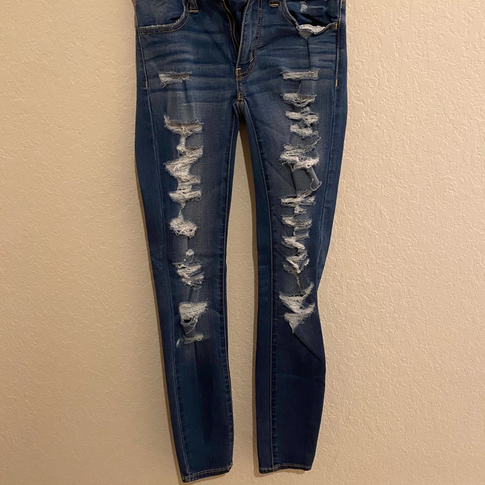 Super super stretch American eagle jeggings